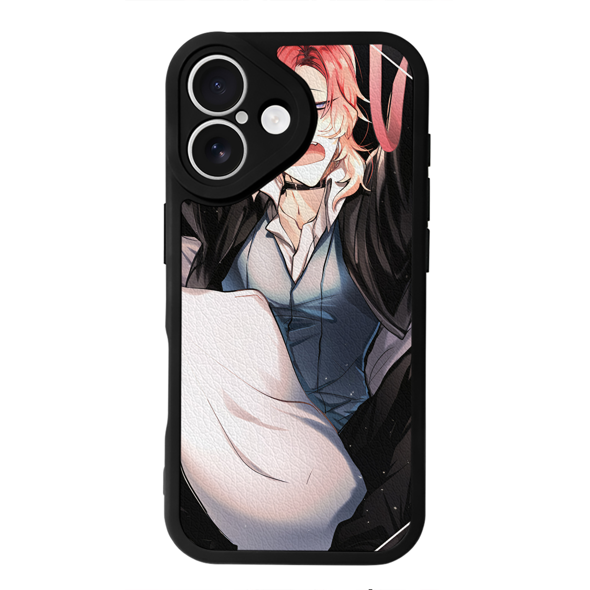 （画像用） 文豪ストレイドッグス Bungo Stray Dogs 【iPhone 16シリーズ対応】シリコンスマホケース（レザー調） 材質：シリコン
